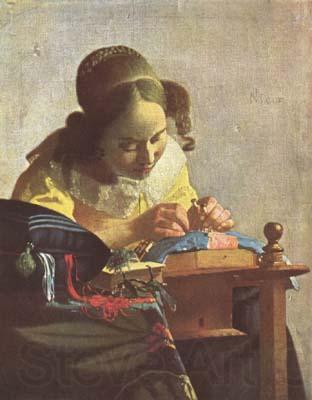 Jan Vermeer The Lacemaker (mk08) France oil painting art
